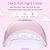 Cabine de Estufa Led UV Star 5 para Unhas de 48w - Rosa - 82719 - Imagem 2