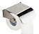 Porta Papel Higiênico De Parede Para Banheiro Com Tampa - 83075 - Imagem 3