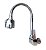Torneira Flexível Gourmet de Parede com 1/4 de Volta com Switch - Prata - 83057 - Imagem 1