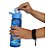 Garrafa De Água De 600ml para Academia e Suplemento - Squeeze Slim - Azul - 82947-2 - Imagem 3