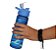 Garrafa De Água De 600ml para Academia e Suplemento - Squeeze Slim - Azul - 82947-2 - Imagem 4