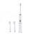 Escova Dental Elétrica Ultra-sônica Limpeza Dos Dentes por Vibração - Branco - 82465-4 - Imagem 1