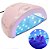 Cabine de Estufa Led UV SUNone para Unhas de 48w  - Rosa - 82381 - Imagem 1
