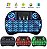 Mini Teclado Sem Fio Iluminação de Led Rgb - 83002 - Imagem 1