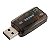 Placa de Som Usb 5.1 3D com Adaptador de Audio e Canais Noteboo PC - Preto - 81386 - Imagem 3