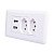 Tomada com Carregador Usb de Parede Duo Universal - 81688 - Imagem 2