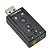 Placa de Som Usb Adaptador Áudio 7.1 com P2 para Pc Notebook - 81389 - Imagem 4