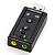Placa de Som Usb Adaptador Áudio 7.1 com P2 para Pc Notebook - 81389 - Imagem 1