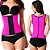 Cinta Corselete Ajustável Modeladora com Alça para Abdômen - Rosa Tamanho XXXL - 82029 - Imagem 2
