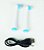 Escova Elétrica Infantil Recarregável Usb Dental Rotação - Azul - 82756 - Imagem 4