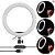 Iluminador Led Ring Light 12 Polegadas Maquiagem Tripé 160cm - 82240 - Imagem 4