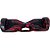 Skate Elétrico Hoverboard Original 6,5" Led com Alça Grande - Fogo Vermelho - 27097 - Imagem 2