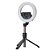 Ring Light 6 Polegadas com Tripé Conexão Bluetooth e Bastão Pau Selfie Preto - 81188 - Imagem 1