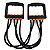 Elástico Extensor 5 Vias Pilates Funcional Fitness Ginastica Preto - 81190 - Imagem 2