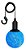 Luminária Bola De Algodão Pendente De Led Rgb Com Suporte Azul  - 83047 - Imagem 1