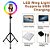 Iluminador Led Ring Light Rgb 26cm + Tripé 160cm - 81532 - Imagem 3