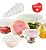 Kit 6 Tampas Silicone Universal Pote Panela Forma Reutilizável Elástico - Imagem 1