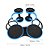 Aparelho Abdominal Multifuncional Azul Com Rodas - 82704-1 - Imagem 3