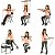 Kit Funcional para Treino Extensor Com Barra E Elástico Exercícios - 82090 - Imagem 5
