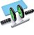 Roda Abdominal Dupla Acessórios Ginastica Verde - 82095 - Imagem 2
