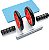 Roda Abdominal Dupla Acessórios Ginastica Vermelho - 82095-1 - Imagem 2