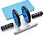 Roda Abdominal Dupla Acessórios Ginastica Azul - 82095-2 - Imagem 2