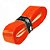 GRIP OLIVER CUSHION TACK COM 2 GRIPS PRETO E LARANJA - Imagem 2