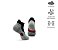 KIT MEIAS HOAHI RUNNING SOQUETES MASCULINA C/3 PARES - Imagem 4
