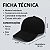 BONÉ ABA CURVA FORTY COOLMAX PRETO - Imagem 4