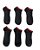 MEIA WILSON TENNIS CANO BAIXO MASCULINA PRETA - Imagem 3