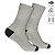 KIT MEIAS HOAHI SPORT CANO ALTO MASCULINA 3 PARES CINZA - Imagem 2