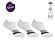 KIT MEIAS HOAHI TECH CANO CURTO FEMININA BRANCA - Imagem 1