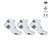 KIT MEIAS HOAHI TECH CANO CURTO C/3 PARES MASCULINA - Imagem 1