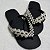 Chinelo Havaianas Top Preto com Pérolas Brancas e preto - Imagem 2
