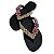 Chinelo Havaianas Top Preto com Flores de Pérolas - Imagem 3