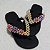 Chinelo Havaianas Top Preto com Flores de Pérolas - Imagem 2