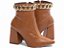 Bota Feminina Bico Fino Cano Médio Caramelo - Imagem 1
