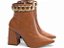 Bota Feminina Bico Fino Cano Médio Caramelo - Imagem 3