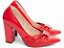 Sapato Scarpin Verniz Vermelho - Imagem 4
