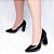 Sapato Scarpin Verniz Preto Salto Grosso - Imagem 8