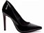 Sapato Scarpin Verniz Preto Salto 12 - Imagem 6