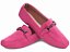 Mocassim Feminino Camurça Pink com Bico Longado - Imagem 1