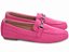 Mocassim Feminino Camurça Pink com Bico Longado - Imagem 3