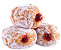 MINI DONUTS RECHEADOS COM FRUTAS VERMELHAS 90G - MELHOR BOCADO - Imagem 1