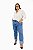 Calça Jeans Maite Reta Com Regulagem - Imagem 3