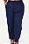 Calça Olivia em Suede Azul Marinho - Imagem 1