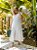 Vestido Longo com Fenda Branco - Imagem 3