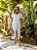 Vestido Longo com Fenda Branco - Imagem 1