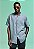 CAMISA LINHO MC STONE WASH BLEU DE CHINE - Imagem 1
