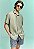 CAMISA LINHO MC STONE WASH VERDE PISTACHE - Imagem 1